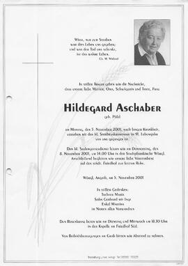 Aschaber Hildegard geb. Pölzl