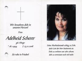 Scherer Adelheid geb. Ellinger