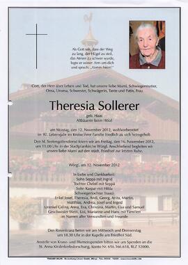 Sollerer Theresia geb. Haas