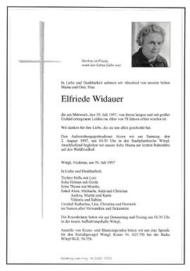 Widauer Elfriede G