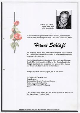 Schlafl Hanni
