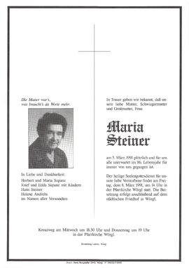 Steiner Maria G