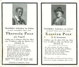 Peer Theresia und Kassian
