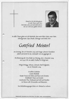 Meisterl Gottfried G