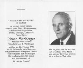 Werlberger Johann