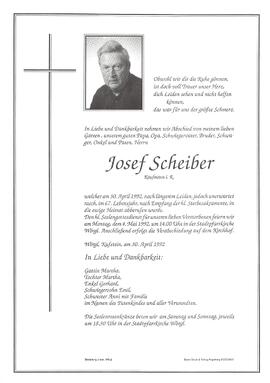 Scheiber Josef G