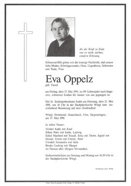 Oppelz Eva geb. Fassel G