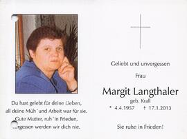 Langthaler Margit geb. Krall