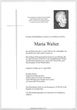 Walter Maria G