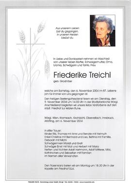 Treichl Frederike geb. Gradnitzer G