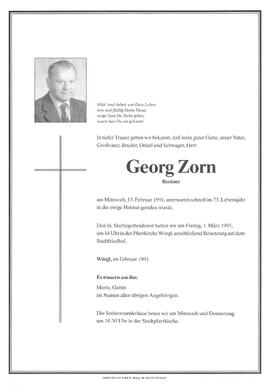 Zorn Georg G