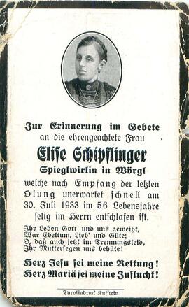 Schipflinger Elise Spieglwirtin