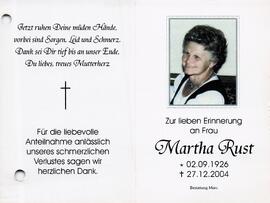Rust Martha