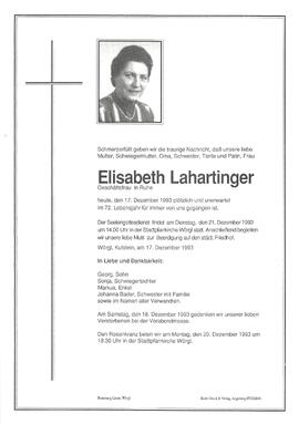 Lahartinger Elisabeth G