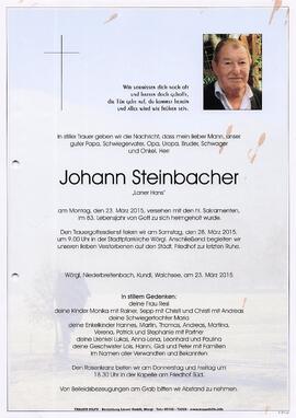 Steinbacher Johann