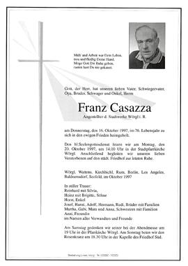 Casazza Franz G