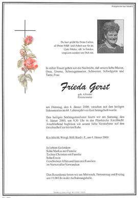 Gerst Frieda geb. Alfreider G