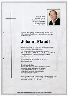 Mandl Johann G