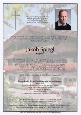 Spiegl Jakob G
