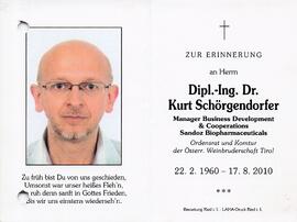 Schörgendorfer Kurt Dr. Dipl.-Ing.