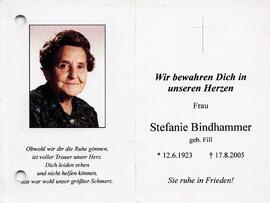 Bindhammer Stefanie geb. Fill