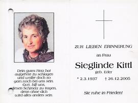 Kittl Sieglinde geb. Eder