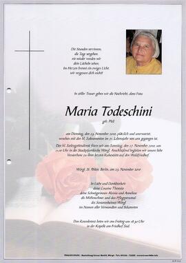 Todeschini Maria geb. Pleli G
