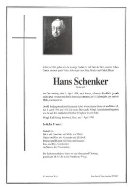 Schenker Hans G