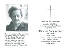Steinlechner Theresia geb. Gruber