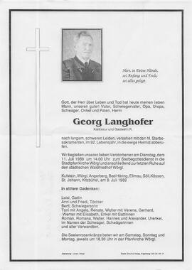 Langhofer Georg G