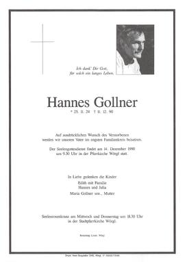 Gollner Hannes G