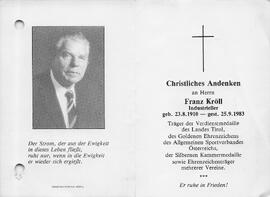 Kröll Franz