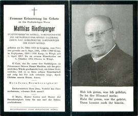 Riedlsperger Matthias Pfarrer