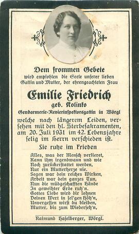Friedrich Emilie geb. Kolinko