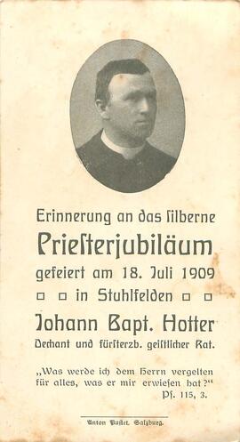 Hotter Johann Bapt. Pristerjubiläum