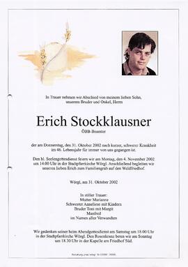 Stockklausner Erich G