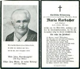Karbacher Maria geb. Gasser