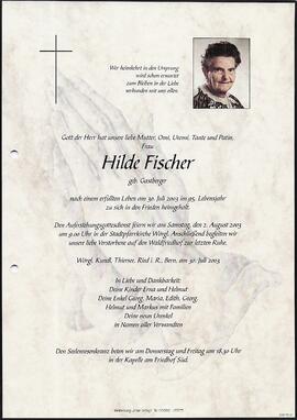 Fischer Hilde geb. Gastberger