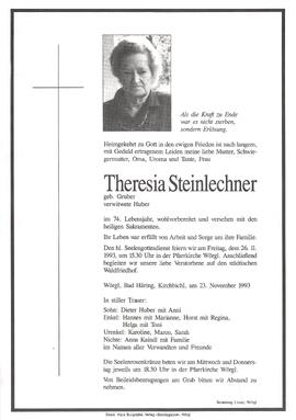 Steinlechner Theresia geb. Gruber G