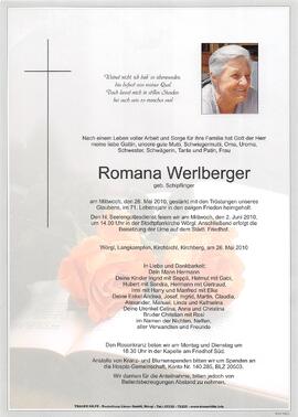 Werlberger Romana geb. Schipflinger G