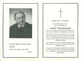 Hausberger Josef Pfarrer