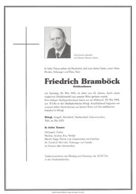 Bramböck Friedrich G