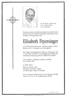 Feyersinger Elisabeth G