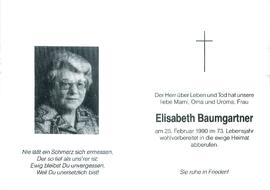 Baumgartner Elisabeth