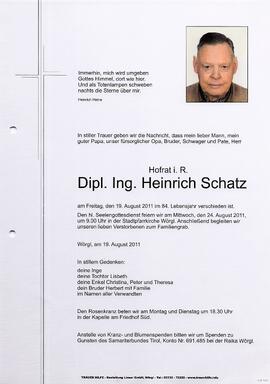 Schatz Heinrich Dipl. Ing. G