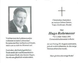 Rohrmoser Hugo