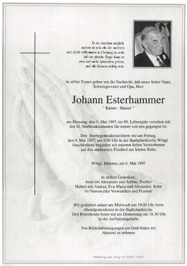 Esterhammer Johann G