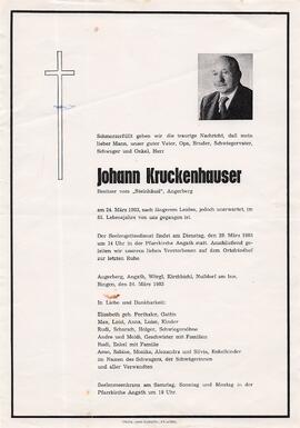 Kruckenhauser Johann 1983 G