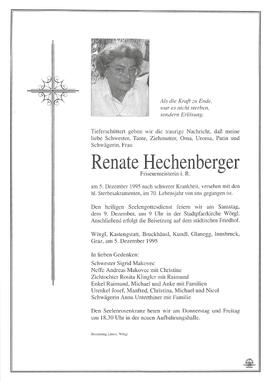 Hechenberger Renate G