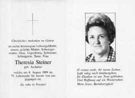 Steiner Theresia geb. Aschaber
